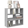 Estantería/divisor de espacios gris Sonoma 100x33x94,5 cm de , Librerías y estanterías - Ref: Foro24-854477, Precio: 83,93 €,...