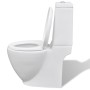 White ceramic toilet and bidet set by vidaXL, Baths and bidets - Ref: Foro24-270566, Price: 342,53 €, Discount: %