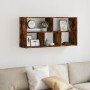 Engineered smoked oak wood wall shelf 100x25x50 cm by , Shelves and shelves - Ref: Foro24-853276, Price: 48,68 €, Discount: %