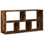 Engineered smoked oak wood wall shelf 100x25x50 cm by , Shelves and shelves - Ref: Foro24-853276, Price: 48,68 €, Discount: %