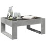 Coffee table with Infinity LED concrete gray 70x53x30 cm by , Coffee table - Ref: Foro24-847633, Price: 99,85 €, Discount: %