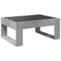 Coffee table with Infinity LED concrete gray 70x53x30 cm by , Coffee table - Ref: Foro24-847633, Price: 99,85 €, Discount: %