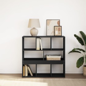 Black shelving/space divider 100x33x94.5 cm by , Bookcases and shelves - Ref: Foro24-854473, Price: 84,07 €, Discount: %