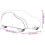 Car cover for SUV with silver buckle straps, size M. by , Car Storage Covers - Ref: Foro24-4008930, Price: 41,99 €, Discount: %