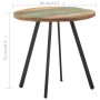 Mesa de comedor de madera maciza reciclada 80 cm de , Mesas de cocina y de comedor - Ref: Foro24-320484, Precio: 124,86 €, De...