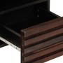 Solid mango wood TV stand in brown, 100x34x46 cm by , CD and DVD storage - Ref: Foro24-377526, Price: 137,23 €, Discount: %