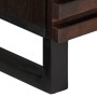 Solid mango wood TV stand in brown, 100x34x46 cm by , CD and DVD storage - Ref: Foro24-377526, Price: 137,23 €, Discount: %