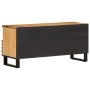 Solid rough mango wood TV stand 100x34x46 cm by , CD and DVD storage - Ref: Foro24-377524, Price: 135,58 €, Discount: %