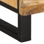 Solid rough mango wood TV stand 100x34x46 cm by , CD and DVD storage - Ref: Foro24-377524, Price: 135,58 €, Discount: %