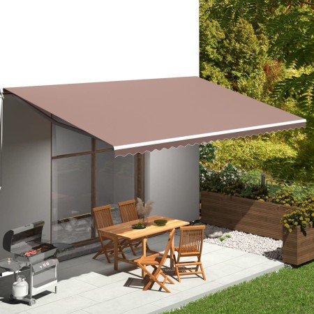 Replacement fabric for brown awning 6x3.5 m by vidaXL, Awnings - Ref: Foro24-311984, Price: 92,99 €, Discount: %