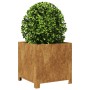 2 rusted steel planters 40x40x40 cm by , Pots and planters - Ref: Foro24-851212, Price: 96,97 €, Discount: %