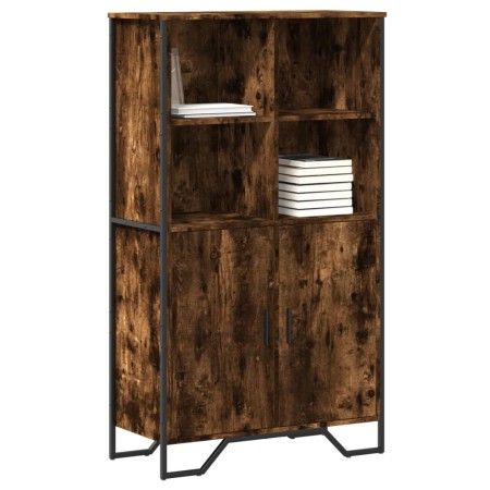 Tall smoked oak veneer highboard 79.5x35.5x137.5cm by , Sideboards - Ref: Foro24-3295309, Price: 147,80 €, Discount: %