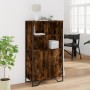 Tall smoked oak veneer highboard 79.5x35.5x137.5cm by , Sideboards - Ref: Foro24-3295309, Price: 147,80 €, Discount: %