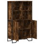 Tall smoked oak veneer highboard 79.5x35.5x137.5cm by , Sideboards - Ref: Foro24-3295309, Price: 147,80 €, Discount: %