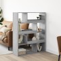 Engineered wood bookshelf in Sonoma grey, 100x33x125.5 cm by , Bookcases and shelves - Ref: Foro24-3309335, Price: 124,57 €, ...