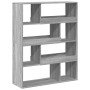 Estantería de madera de ingeniería gris Sonoma 100x33x125,5 cm de , Librerías y estanterías - Ref: Foro24-3309335, Precio: 12...