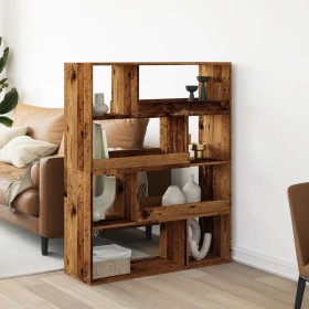 Aged engineered wood bookshelf 100x33x125.5 cm by , Bookcases and shelves - Ref: Foro24-3309337, Price: 121,28 €, Discount: %