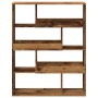 Aged engineered wood bookshelf 100x33x125.5 cm by , Bookcases and shelves - Ref: Foro24-3309337, Price: 121,99 €, Discount: %