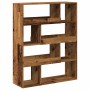 Aged engineered wood bookshelf 100x33x125.5 cm by , Bookcases and shelves - Ref: Foro24-3309337, Price: 121,99 €, Discount: %