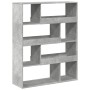 Room divider made of gray wood and concrete 100x33x125.5 cm by , Bookcases and shelves - Ref: Foro24-3309486, Price: 121,12 €...