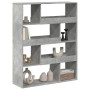 Room divider made of gray wood and concrete 100x33x125.5 cm by , Bookcases and shelves - Ref: Foro24-3309486, Price: 121,12 €...