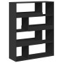 Engineered wood black room divider 100x33x125.5 cm by , Bookcases and shelves - Ref: Foro24-3309484, Price: 124,99 €, Discoun...