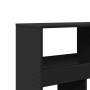 Engineered wood black room divider 100x33x125.5 cm by , Bookcases and shelves - Ref: Foro24-3309520, Price: 120,99 €, Discoun...