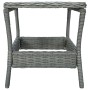 Mesa de jardín ratán sintético gris claro 45x45x46,5 cm de vidaXL, Mesas de jardín - Ref: Foro24-313307, Precio: 70,16 €, Des...