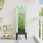 Raised bed with greenhouse cover in rattan appearance 40x40x140 cm by , Pots and planters - Ref: Foro24-4015804, Price: 43,74...