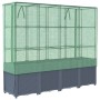 Garden bed with greenhouse cover in rattan look 160x40x153 cm by , Pots and planters - Ref: Foro24-4015831, Price: 141,38 €, ...