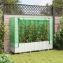 Raised bed with greenhouse cover in rattan look 160x40x138 cm by , Pots and planters - Ref: Foro24-4015844, Price: 103,85 €, ...