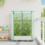 Raised bed with greenhouse cover in rattan appearance 80x40x123 cm by , Pots and planters - Ref: Foro24-4015838, Price: 56,40...