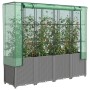 Garden bed with greenhouse cover in rattan look 160x40x153 cm by , Pots and planters - Ref: Foro24-4015859, Price: 141,38 €, ...