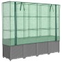 Garden bed with greenhouse cover in rattan look 160x40x153 cm by , Pots and planters - Ref: Foro24-4015859, Price: 141,38 €, ...