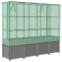 Garden bed with greenhouse cover in rattan look 160x40x153 cm by , Pots and planters - Ref: Foro24-4015859, Price: 141,38 €, ...