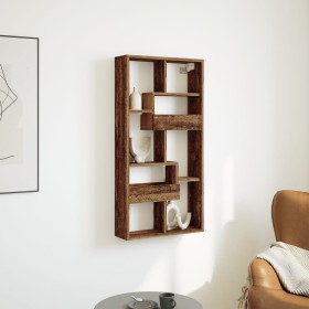 Aged engineered wood wall cabinet 50x15x100 cm by , Shelves and shelves - Ref: Foro24-854560, Price: 44,99 €, Discount: %