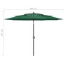 3-tier parasol with green aluminum pole 3 m by vidaXL, Umbrellas - Ref: Foro24-313869, Price: 82,99 €, Discount: %