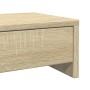 Soporte monitor y cajones madera roble Sonoma 100x27x15 cm de , Bases y elevadores para ordenadores - Ref: Foro24-854672, Pre...