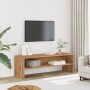 Engineered wood TV stand in artisan oak, 120x40x40cm. by , TV Furniture - Ref: Foro24-855767, Price: 69,99 €, Discount: %