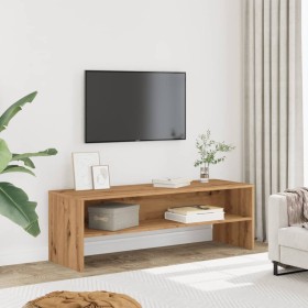 Engineered wood TV stand in artisan oak, 120x40x40cm. by , TV Furniture - Ref: Foro24-855767, Price: 69,99 €, Discount: %