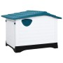 Blue polypropylene dog house 90.5x68x66 cm by vidaXL, Dog kennels - Ref: Foro24-152229, Price: 143,22 €, Discount: %