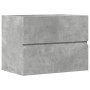 Mueble de baño madera de ingeniería gris hormigón 60x38,5x45 cm de , Muebles de baño - Ref: Foro24-856242, Precio: 45,34 €, D...