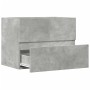 Engineered wood bathroom furniture in concrete gray, 60x38.5x45 cm. by , Bathroom furniture - Ref: Foro24-856242, Price: 47,7...