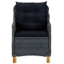 Garden chairs with cushions 2 pcs dark gray synthetic rattan by vidaXL, Garden chairs - Ref: Foro24-313316, Price: 264,46 €, ...