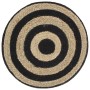 Handmade black pouf 45x30 cm jute by , Ottomans - Ref: Foro24-248075, Price: 65,99 €, Discount: %