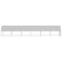 Galvanized steel chicken coop cage 2x12x2 m by , Cages and habitats for small animals - Ref: Foro24-3278817, Price: 683,05 €,...