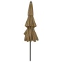 3-tier parasol with taupe gray aluminum pole 3 m by vidaXL, Umbrellas - Ref: Foro24-313871, Price: 96,35 €, Discount: %