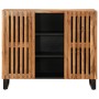 Solid acacia wood sideboard 90x34x75 cm by , Lockers and storage cabinets - Ref: Foro24-377575, Price: 157,91 €, Discount: %