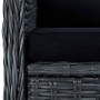 Garden chairs with cushions 2 pcs dark gray synthetic rattan by vidaXL, Garden chairs - Ref: Foro24-313316, Price: 264,46 €, ...