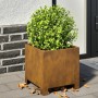 2 rusted steel planters 30x30x30 cm by , Pots and planters - Ref: Foro24-851198, Price: 67,99 €, Discount: %